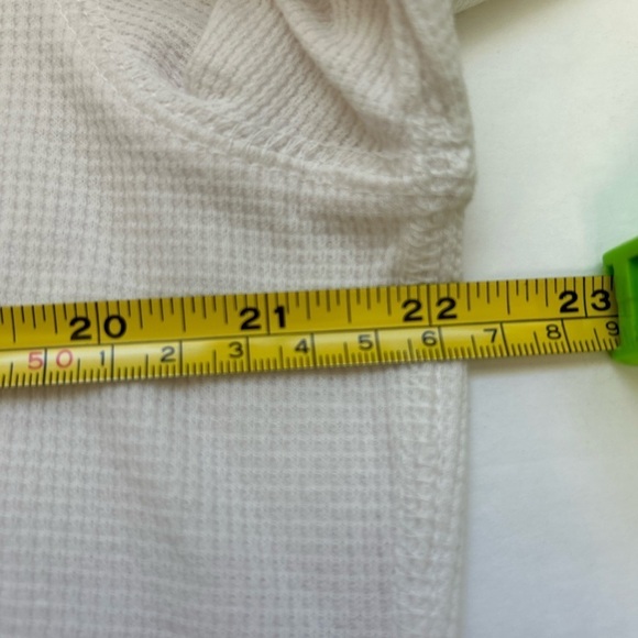 Great Northwest, indigo, Women’s White, Henley, Long Sleeve, Top Size XL - Picture 7 of 9